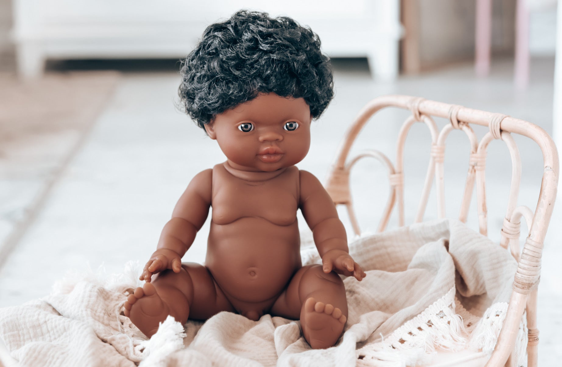 Paola Reina Gordis African Boy Doll With Short Hair 34cm