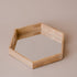 Qtoys - Mirror Trays Hexagonal set of 3 - Wooden