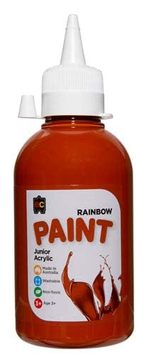 EC Rainbow Paint 250ml Burnt Sienna