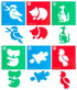EC Stencils - Australian Animals Series 1 - Set of 6