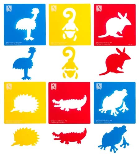 EC Stencils - Australian Animals Series 2 - Set of 6