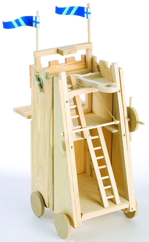 PATHFINDERS Medieval Siege Tower Wooden Kit