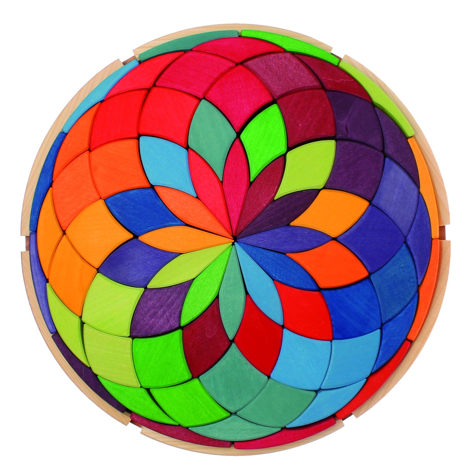 Grimm's - Colour Spiral - Large - Block Puzzle