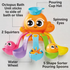 Tomy Bath Activity Octopus 7 in 1 - Bath Toy