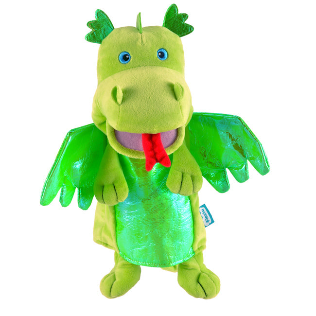 FIESTA CRAFTS - Hand Puppet - Green Dragon