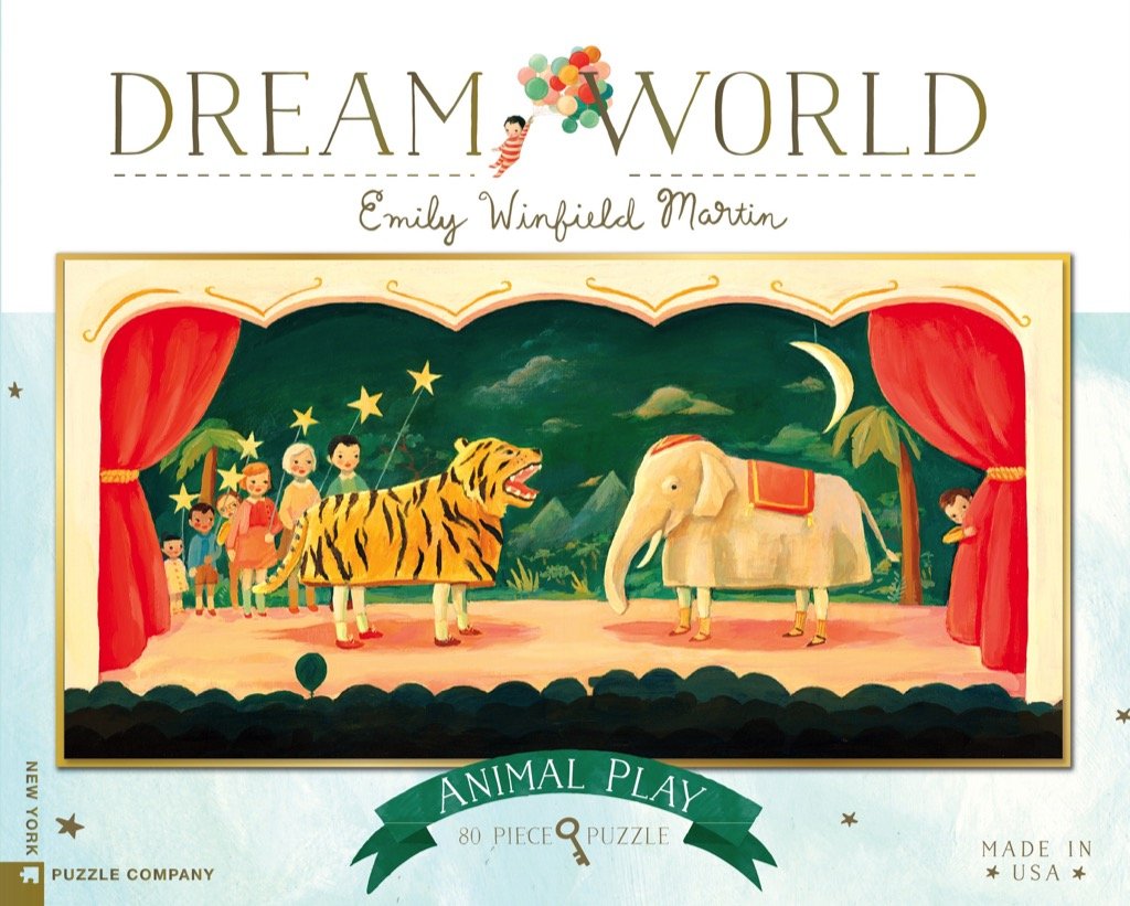 New York Puzzle Co. - Dream World Animal Party 80pc