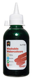 Washable Glitter Water Colours- 250ml Green