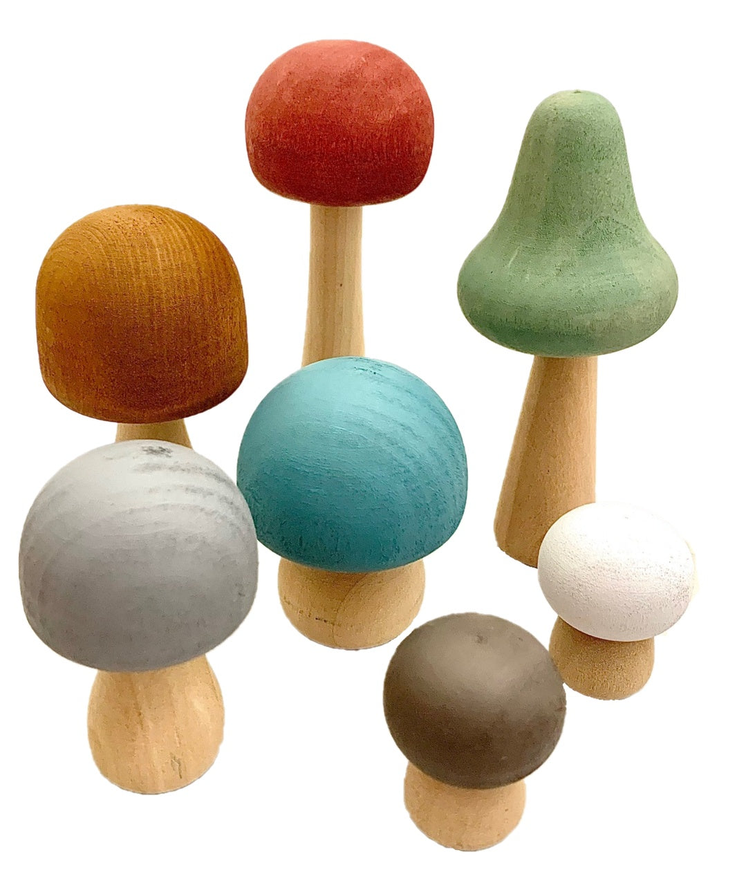 PAPOOSE - Earth Mushrooms - 7pc