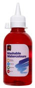 Washable Water Colours - 250ml - Red