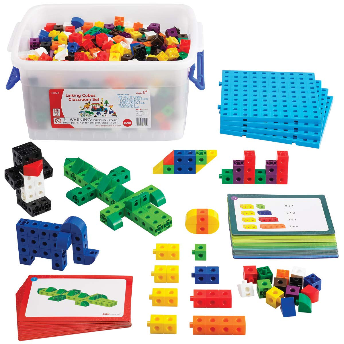 EDX - Linking Cubes - Classroom Pack - 504 Piece
