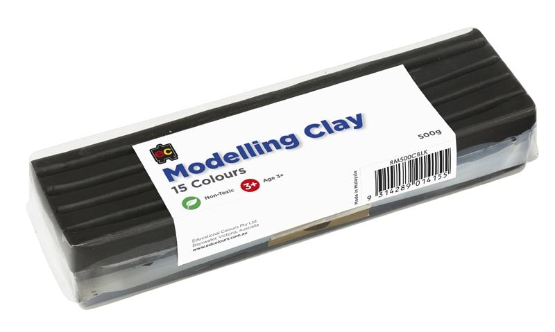Ec Modelling Clay EC Modelling Clay 500g - Black – Toys2Learn