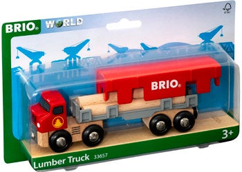 BRIO Vehicle - Lumber Truck 6 pieces - 33657