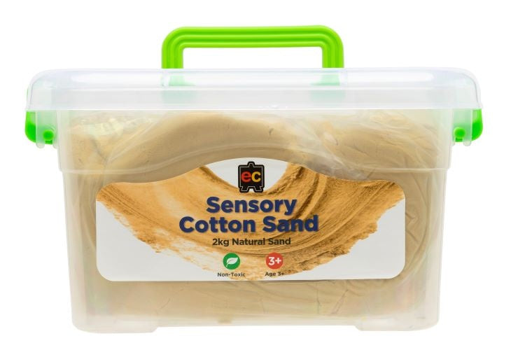 EC - Sensory Cotton Sand - 5 kg Tub - Natural