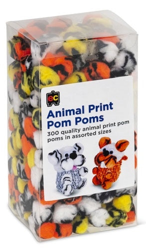 EC - Pom Poms - Animal Colours - 300's