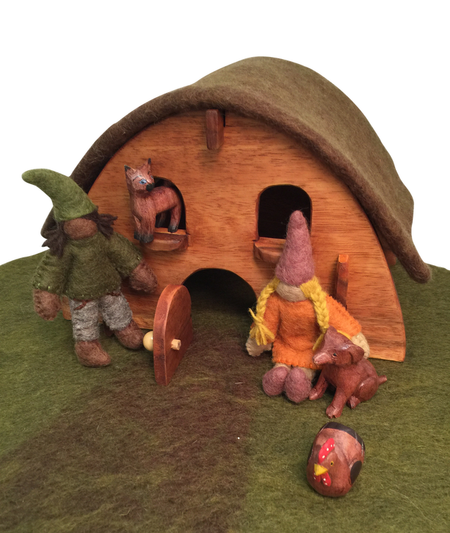 PAPOOSE -Gnome Woodland House - 7 Piece