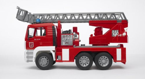 BRUDER - Man Fire Engine / Ladder, Water pump,Sound Lights 2771