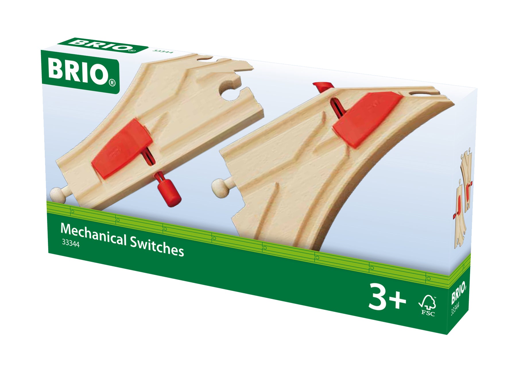 BRIO Tracks - Mechanical Switches -  2 piece -  33344
