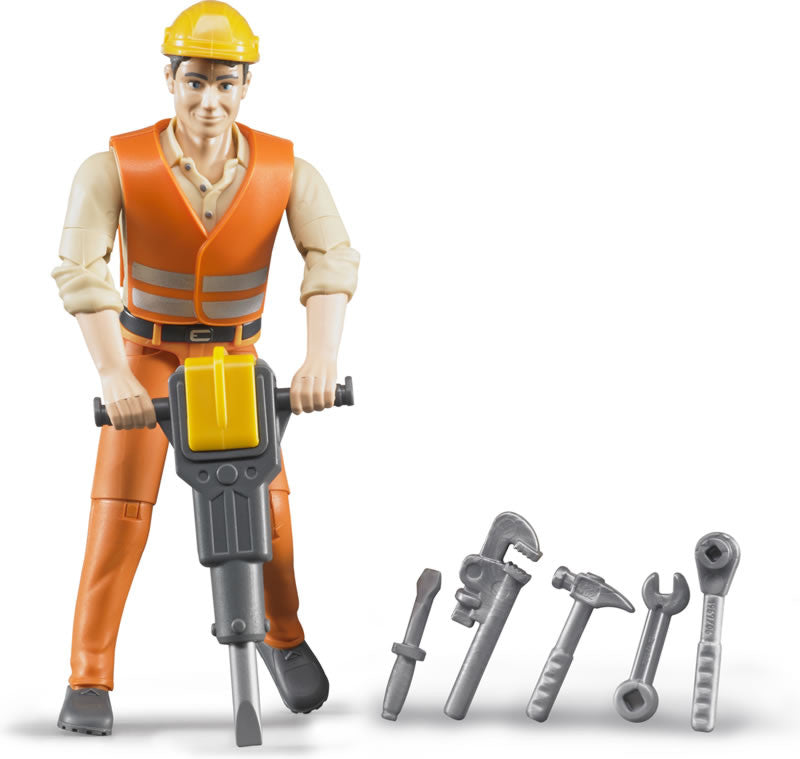BRUDER - Construction Worker with Tools 60020