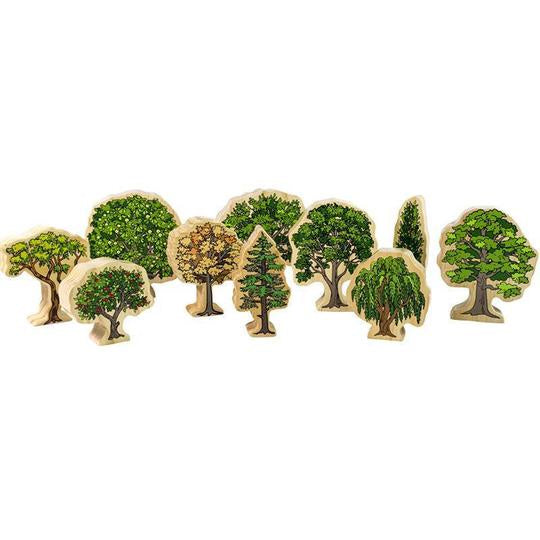 The Freckled Frog - Happy Architect - Australian Trees - Wooden - 10 Piece