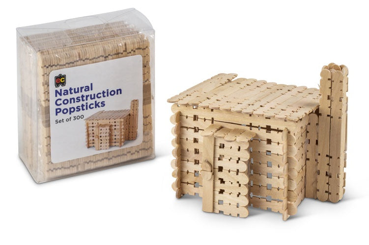 EC - Construction Popsticks Natural Packet 300