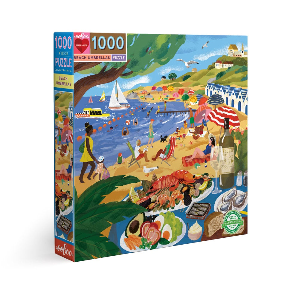 EEBOO - Puzzle - Beach Umbrellas- 1000 Piece
