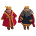 PAPOOSE King and Queen - Felt -  Set of 2