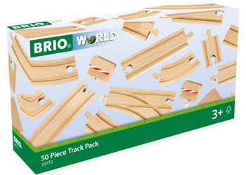 BRIO Tracks - 50 Piece Track Pack -  33772