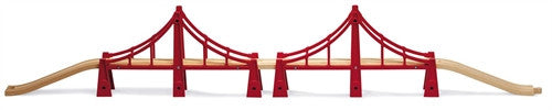 BRIO Bridge - Double Suspension - 5 piece - 33683