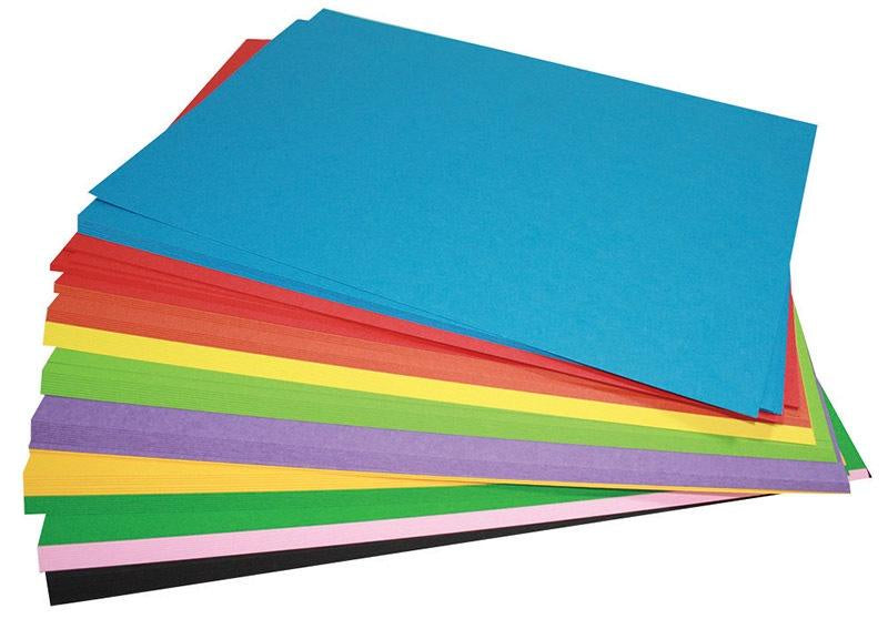 Cardboard 210gsm - Coloured Assorted - A3 - Pack 100