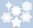 Christmas Craft -Cardboard Snowflakes & Stars 120’s