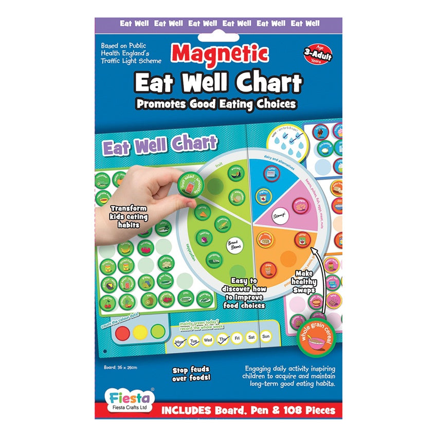 FIESTA CRAFT Magnetic Charts - Eat Well - Healthy Eating