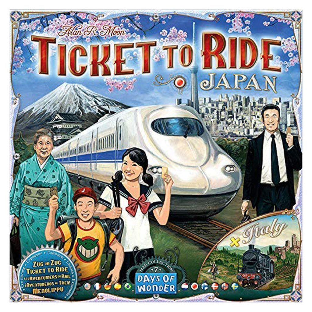 TICKET TO RIDE - Japan & Italy - Map 7 - Expansion