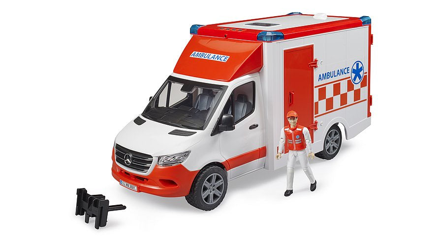 BRUDER - MB Sprinter ambulance with driver -  02676