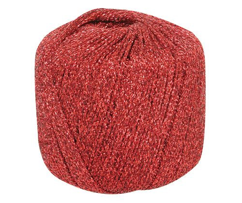Metallic Yarn 20g Red