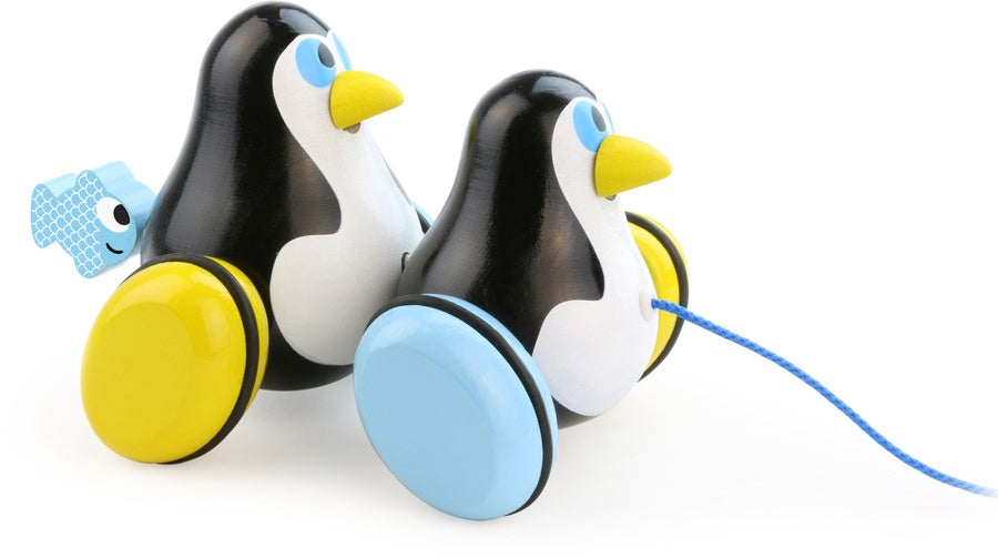 VILAC - Pull Toy - Hans & Nut, Penguins