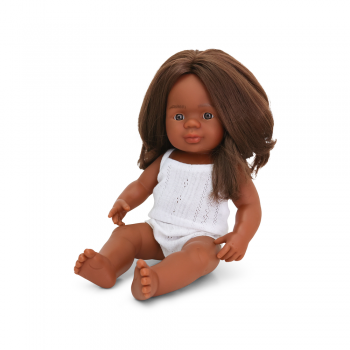 MINILAND DOLL - Australian Aboriginal Girl 38cm Anatomically Correct Baby Doll