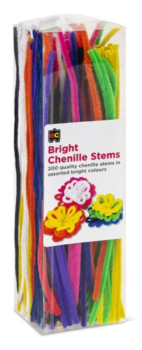 EC Chenille Stems Bright 30cm - Pack of  200