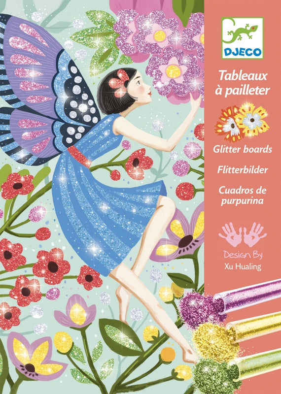 DJECO - Art Kit Glitter Boards - The Gentle Life of Fairies