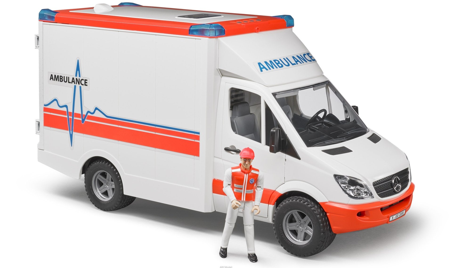 BRUDER - BR1:16 MB Sprinter Ambulance with driver - 2536