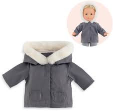 COROLLE - Ma Corolle - Clothing - Grey Parka - Fits 36 cm Toddler Doll