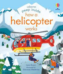 Peep Inside How a Helicopter Works - Board Book