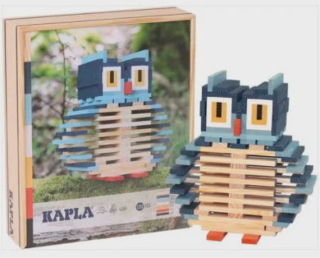 KAPLA - Owl Case - Wooden Construction Set