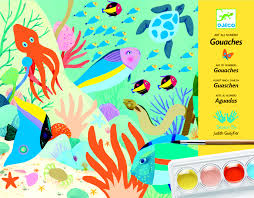 DJECO Art Kit -  Gouaches Natural World