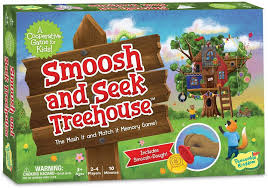 Peaceable Kingdom Game - Smoosh & Seek Tree House