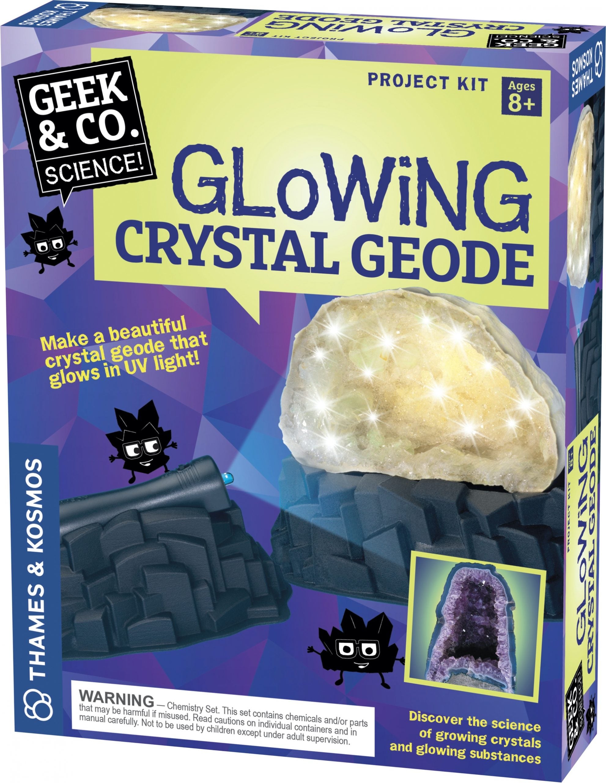 Thames and Kosmos - Geek & co - Glowing Crystal Geode 550022
