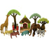 PAPOOSE - Africa Animal & Village  Set - Wooden - Set of 13