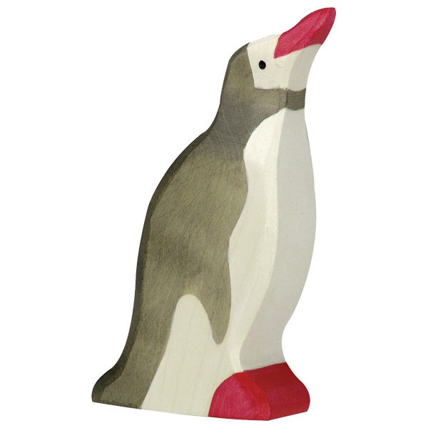 Holztiger - Penguin,  Head Raised