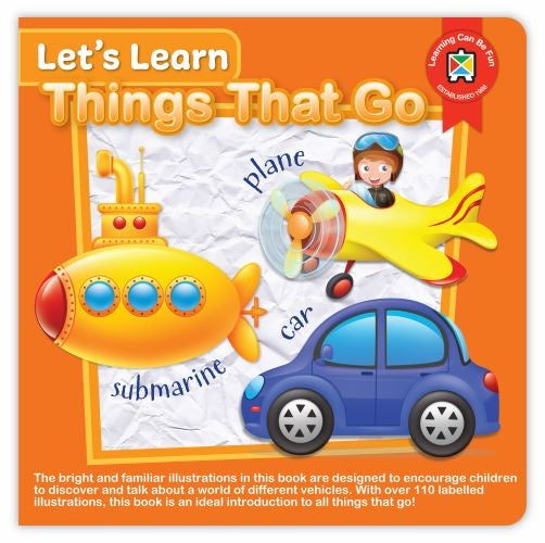 Let's Learn Things That Go  Board Book