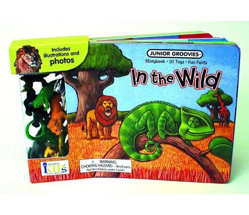 Junior Groovies- In the Wild- Boardbook with Toys