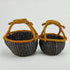 Baskets - Round Baby Baskets - Set of 2 Eggplant/Pumpkin